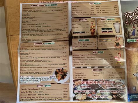 <b>Restaurant</b> <b>menu</b>, map for <b>El Molcajete Cocina Mexicana</b> located in 32141, Edgewater FL, 2976 S Ridgewood Ave. . El refin mexican restaurant menu